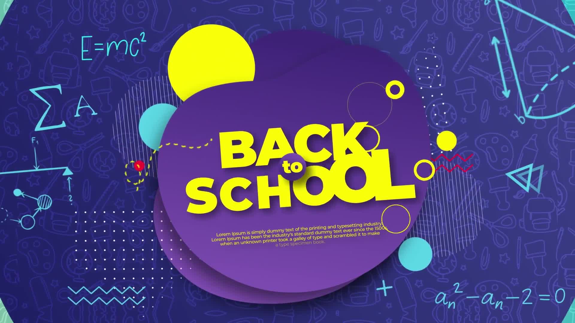 Back to School Intro Opener Videohive 28275390 After Effects Image 1