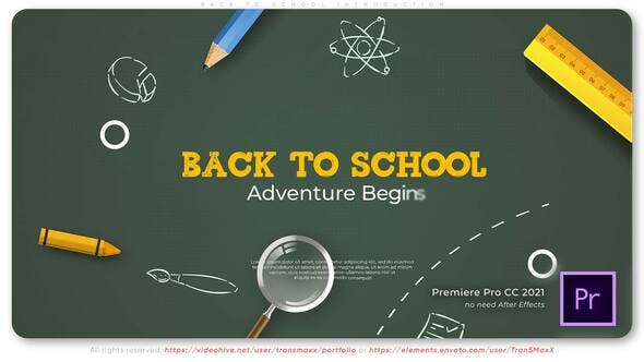 Back To School Introduction - Download 38037371 Videohive