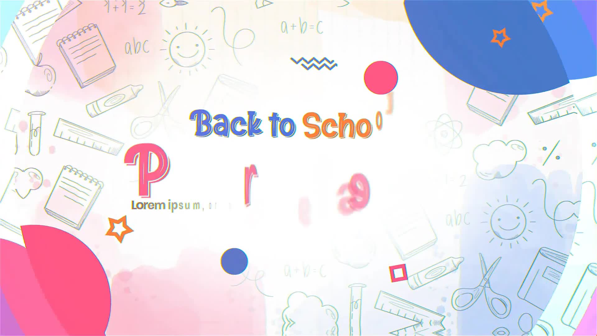 Back To School Presentation Videohive 28641993 After Effects Image 1
