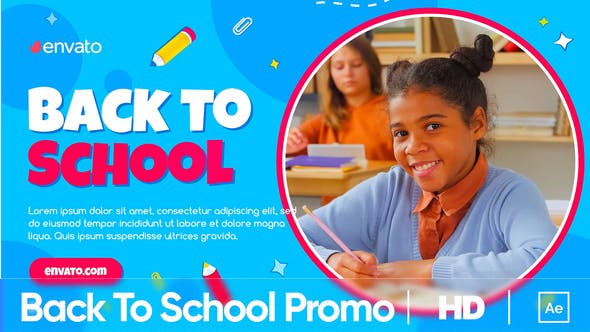 Back To School Promo - 36752071 Download Videohive