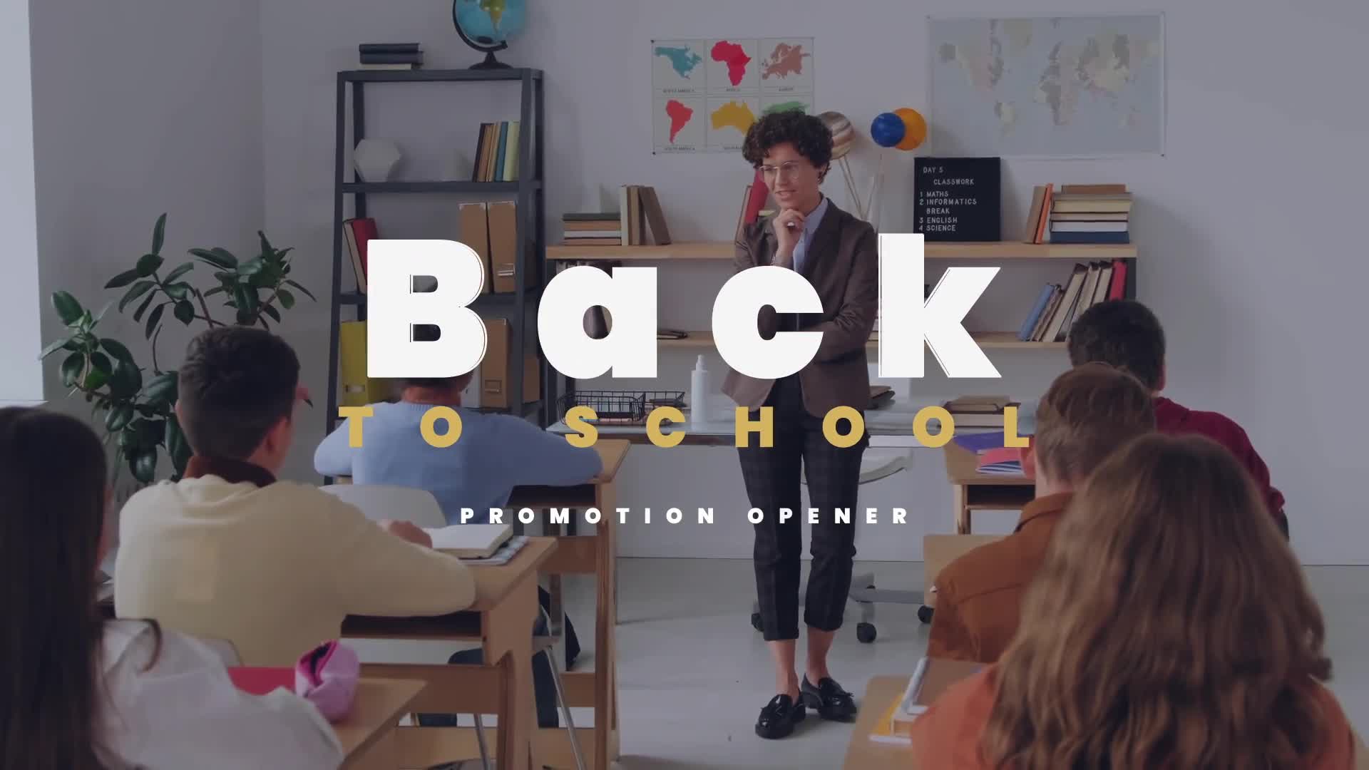 Back To School Promo B110 Videohive 33422413 After Effects Image 1