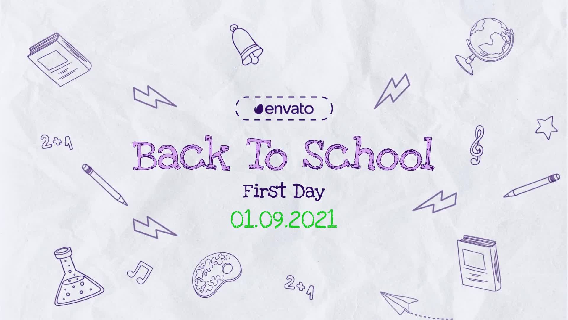 Back To School Promo B121 Videohive 33655787 After Effects Image 1