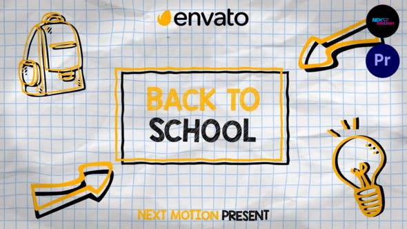 Back To School Promo | MOGRT - Videohive Download 39192540