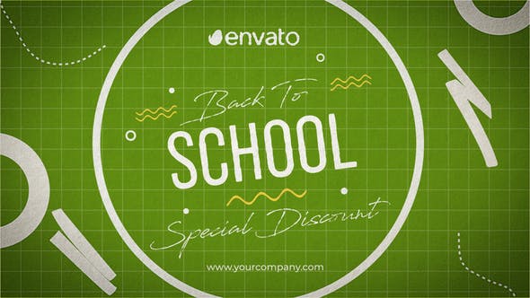 Back To School Promo - Videohive Download 39061997