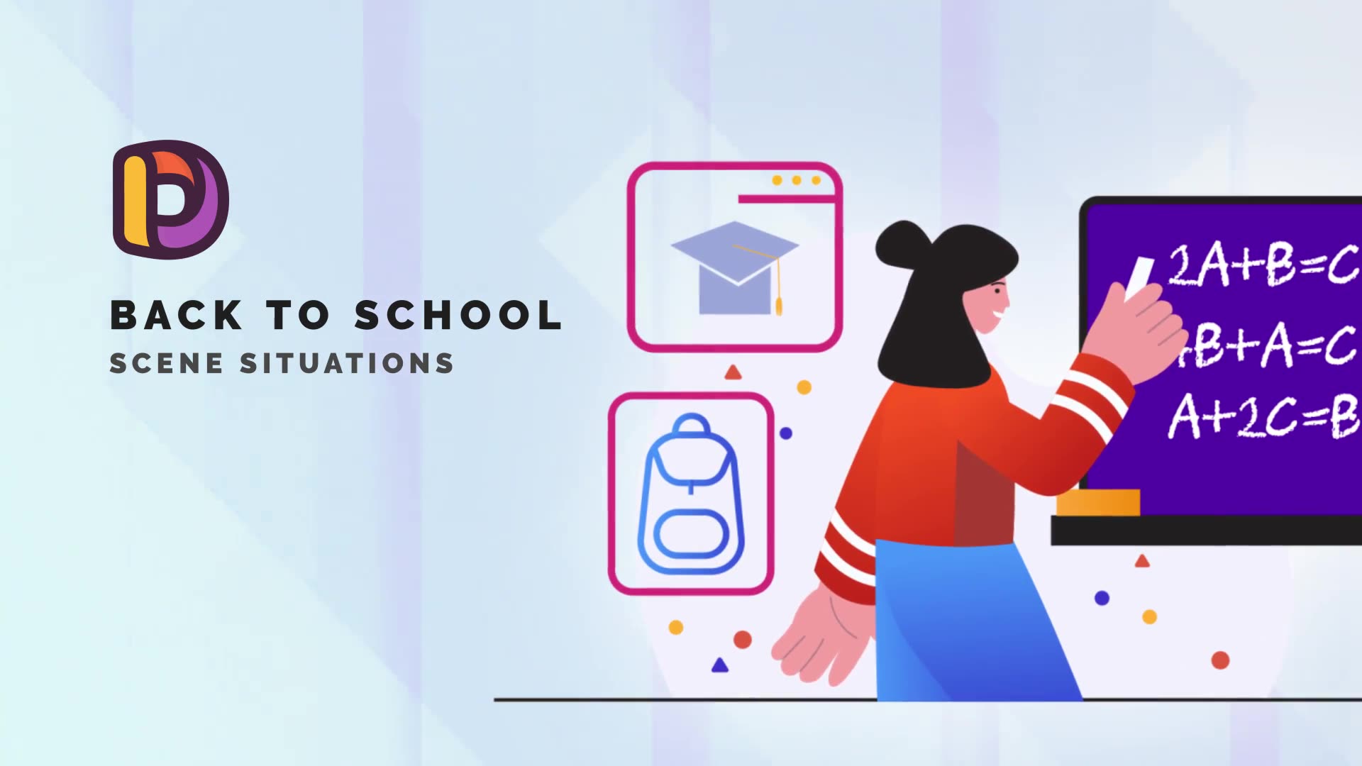 Back to school Scene Situations Videohive 34663971 After Effects Image 2