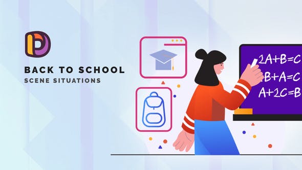 Back to school Scene Situations - 34663971 Videohive Download