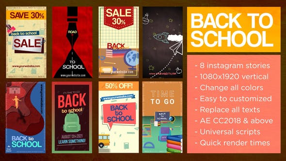 Back To School Stories - Videohive 33427455 Download