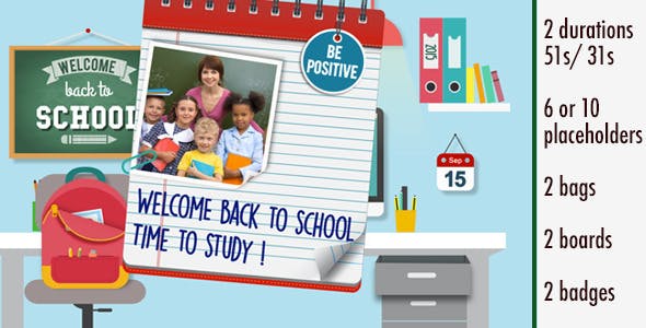 Back to School - Videohive Download 12508402