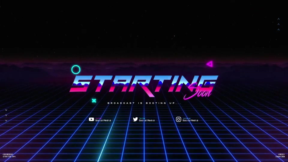 Back To The 80s Stream Overlays Pack Videohive 34038628 After Effects Image 5