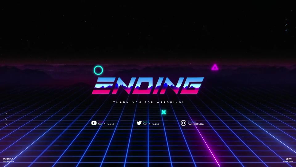 Back To The 80s Stream Overlays Pack Videohive 34038628 After Effects Image 6