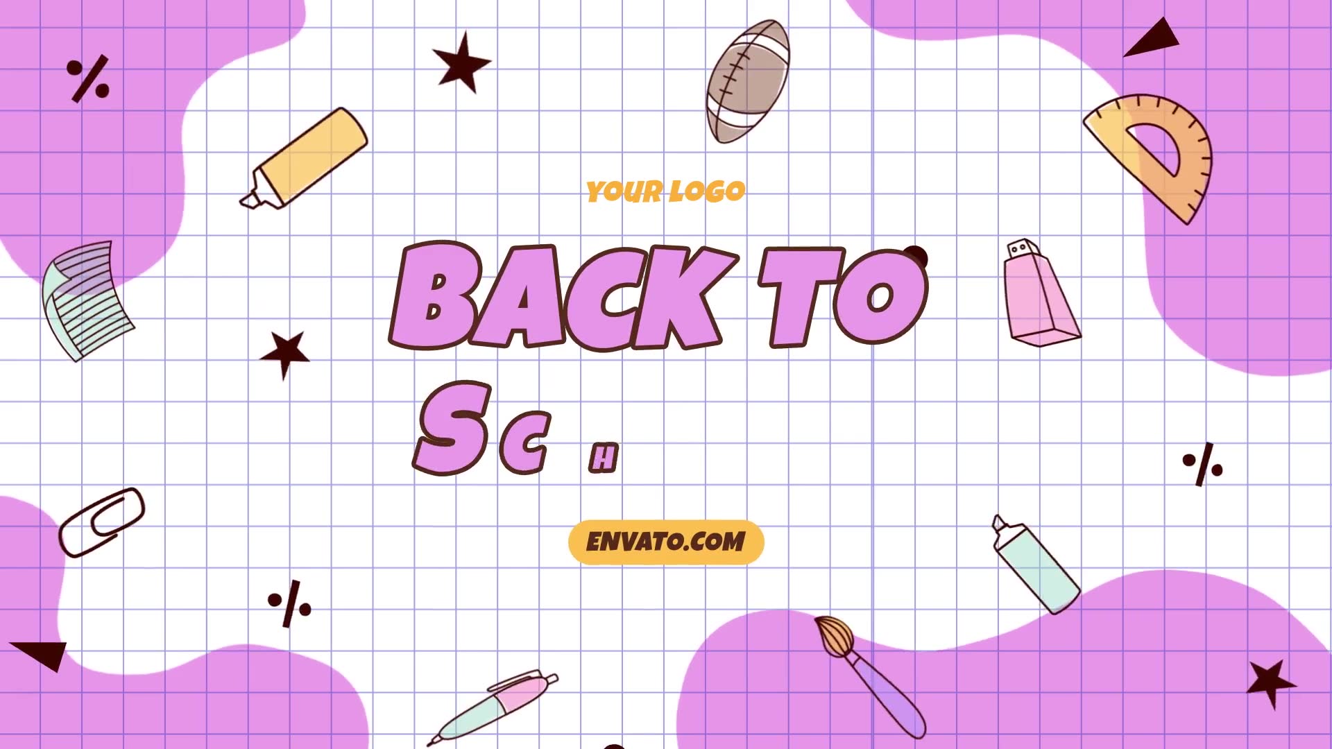 Back too School Videohive 38623317 After Effects Image 2
