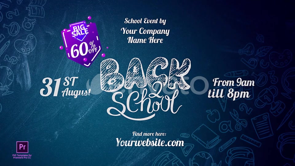 Back2School Broadcast Pack Videohive 22475650 After Effects Image 9