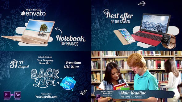 Back2School Broadcast Pack - Videohive Download 22475650