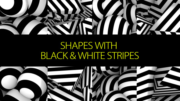 Background Pack With Black & White Shapes - Download Videohive 13151107