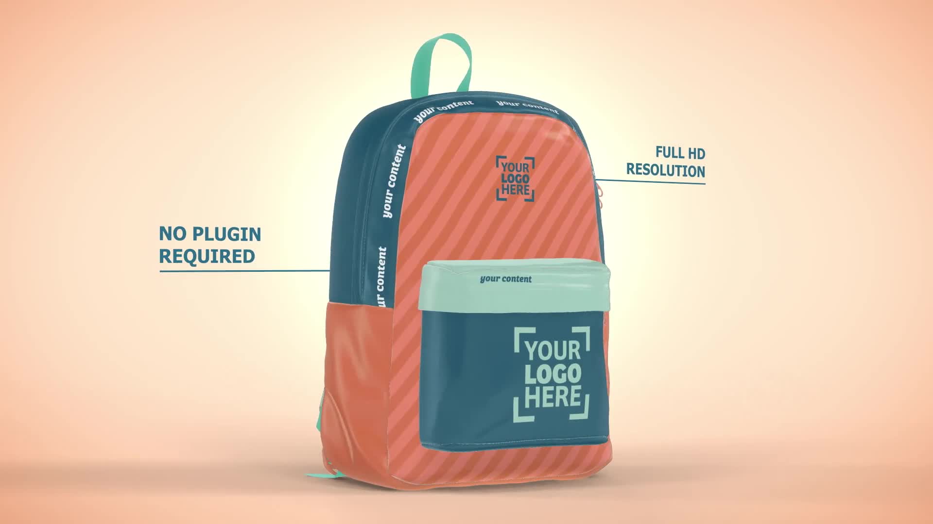 Backpack 5 Scenes Mockup Template Animated Mockup PRO Videohive 34263453 After Effects Image 1