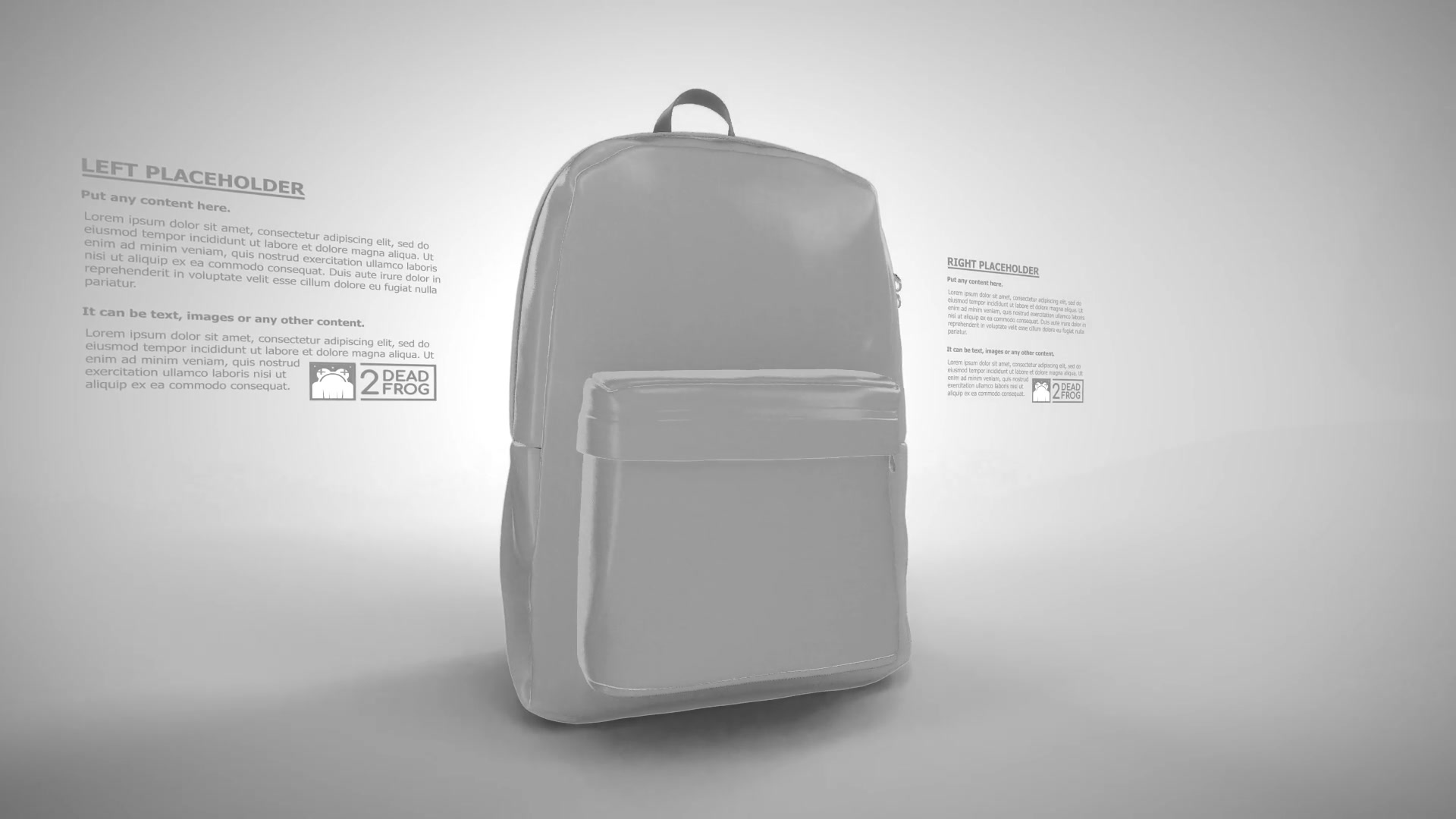 Backpack 5 Scenes Mockup Template Animated Mockup PRO Videohive 34263453 After Effects Image 10