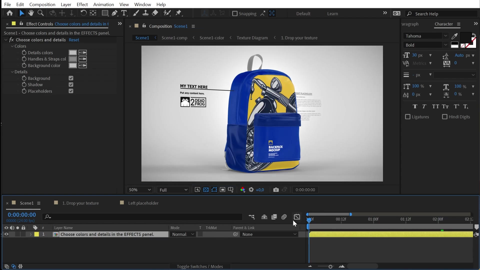 Backpack 5 Scenes Mockup Template Animated Mockup PRO Videohive 34263453 After Effects Image 4