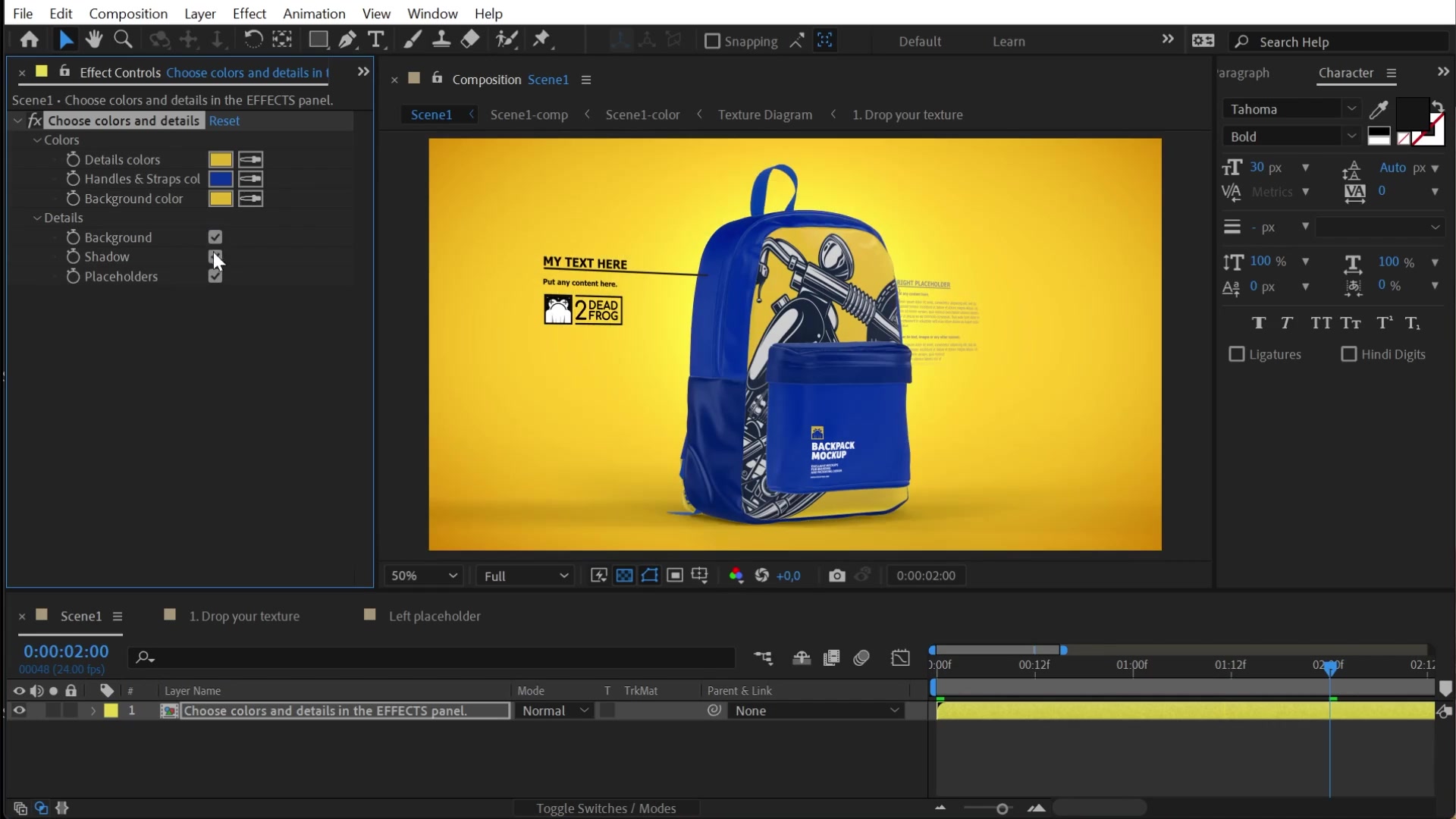 Backpack 5 Scenes Mockup Template Animated Mockup PRO Videohive 34263453 After Effects Image 5