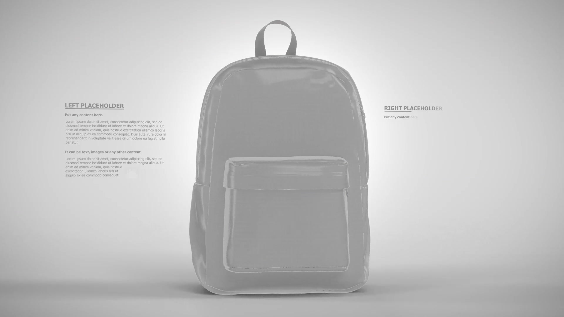 Backpack 5 Scenes Mockup Template Animated Mockup PRO Videohive 34263453 After Effects Image 6