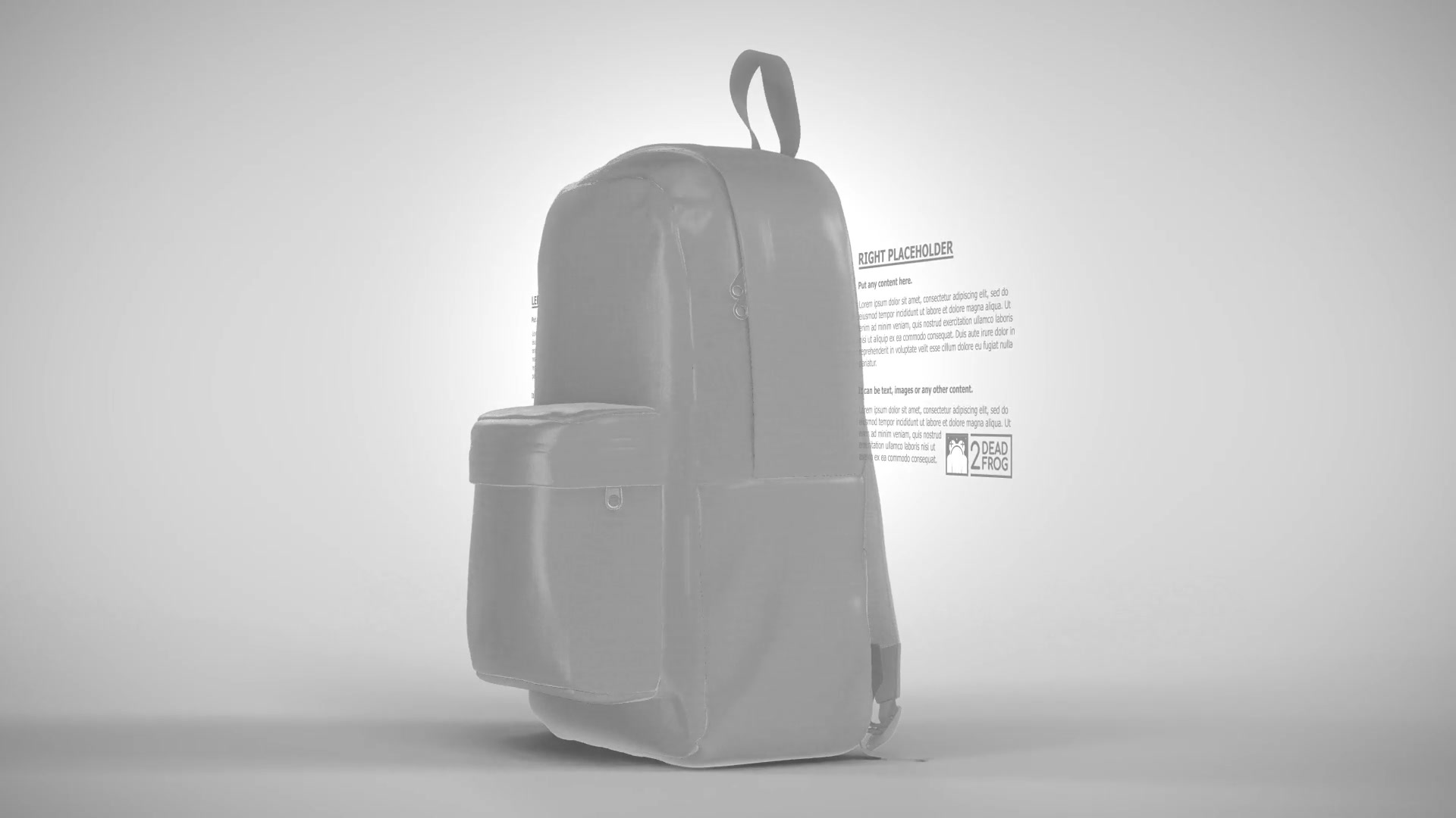 Backpack 5 Scenes Mockup Template Animated Mockup PRO Videohive 34263453 After Effects Image 7