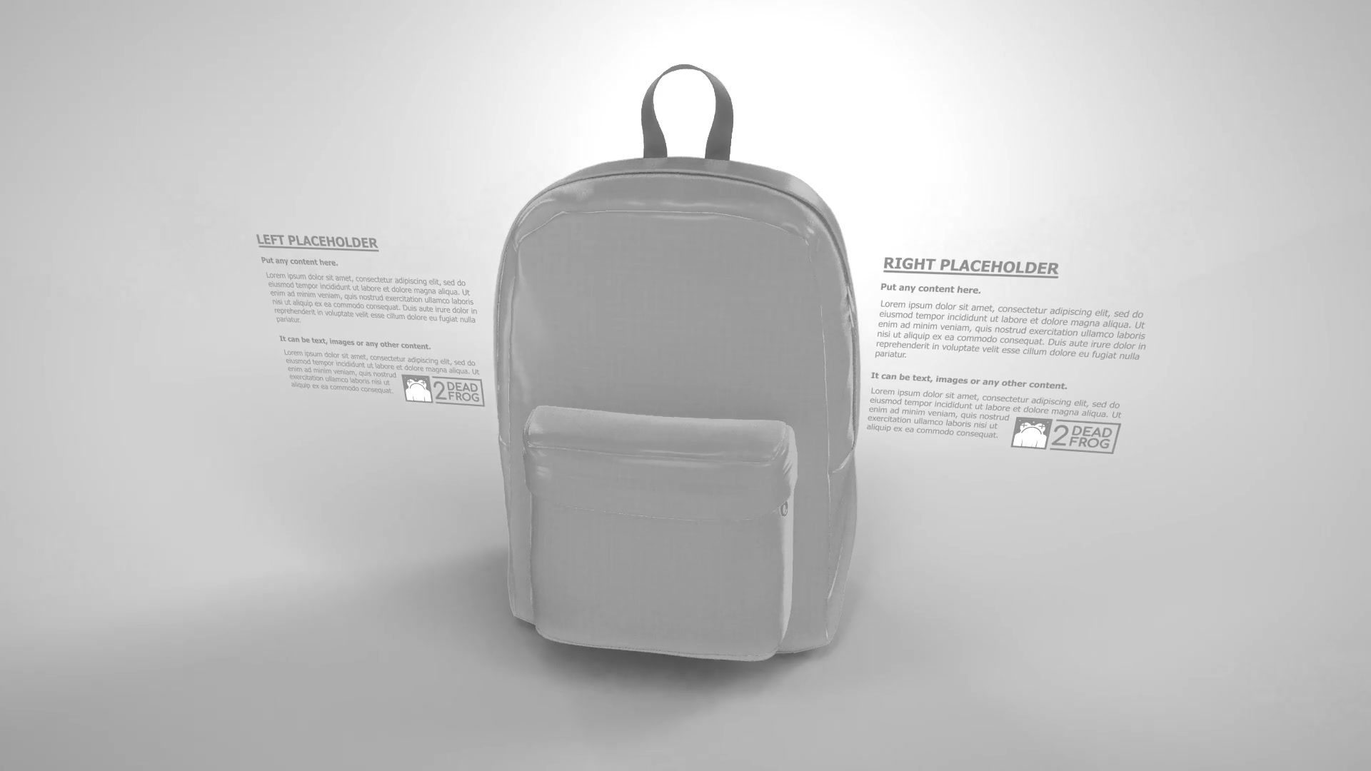 Backpack 5 Scenes Mockup Template Animated Mockup PRO Videohive 34263453 After Effects Image 9