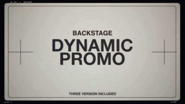 Backstage - Download Videohive 13881093