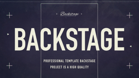 Backstage - Download Videohive 18922549