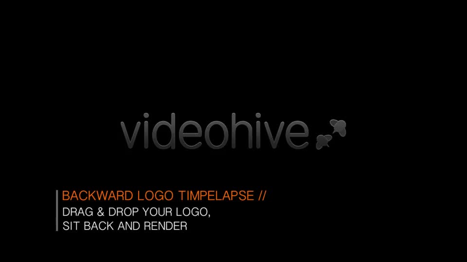Backward Logo Timelapse - Download Videohive 3083352