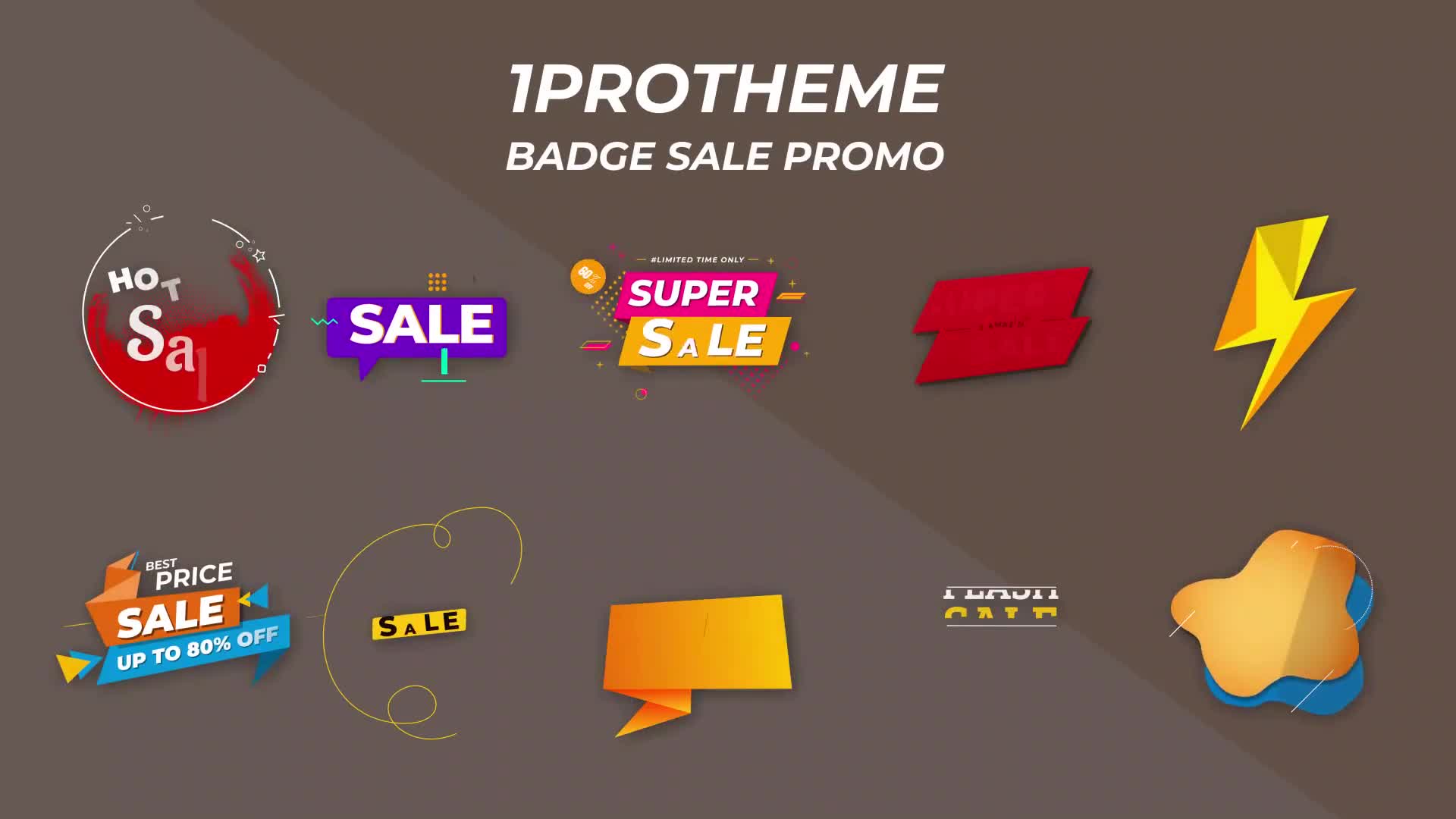 Badges Sale Promo Mogrt 15 Videohive 34088411 Premiere Pro Image 1