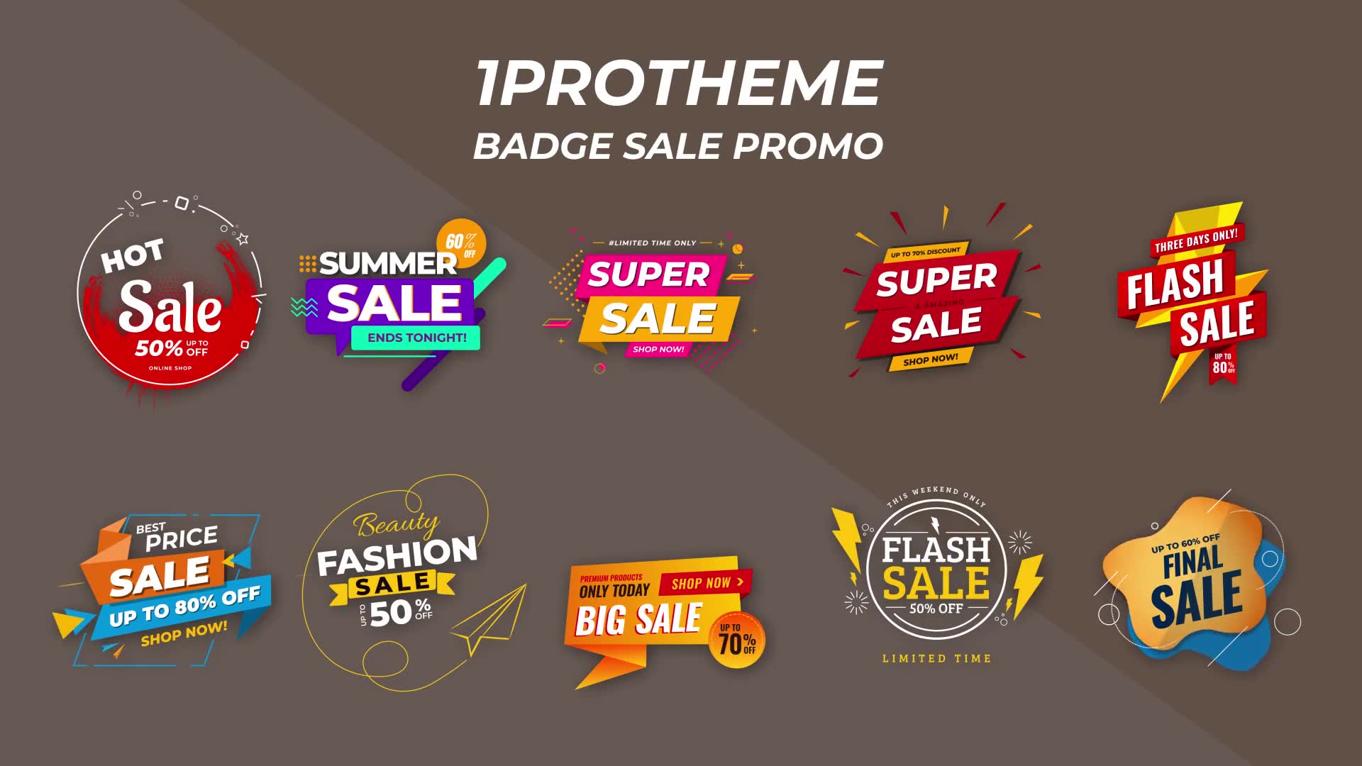 Badges Sale Promo Mogrt 15 Videohive 34088411 Premiere Pro Image 2