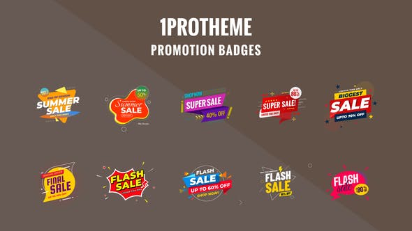 Badges Sale Promo V18 - Download 28837379 Videohive
