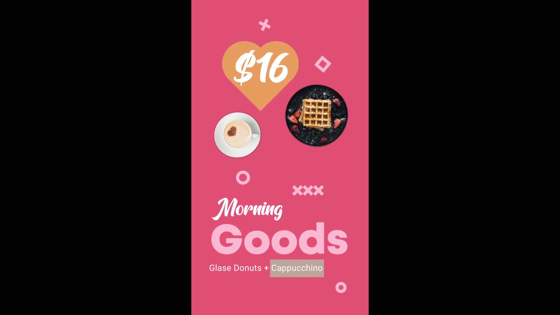 Baked Goods Menu Vertical Version || Premiere Pro MOGRT Videohive 33590444 Premiere Pro Image 9