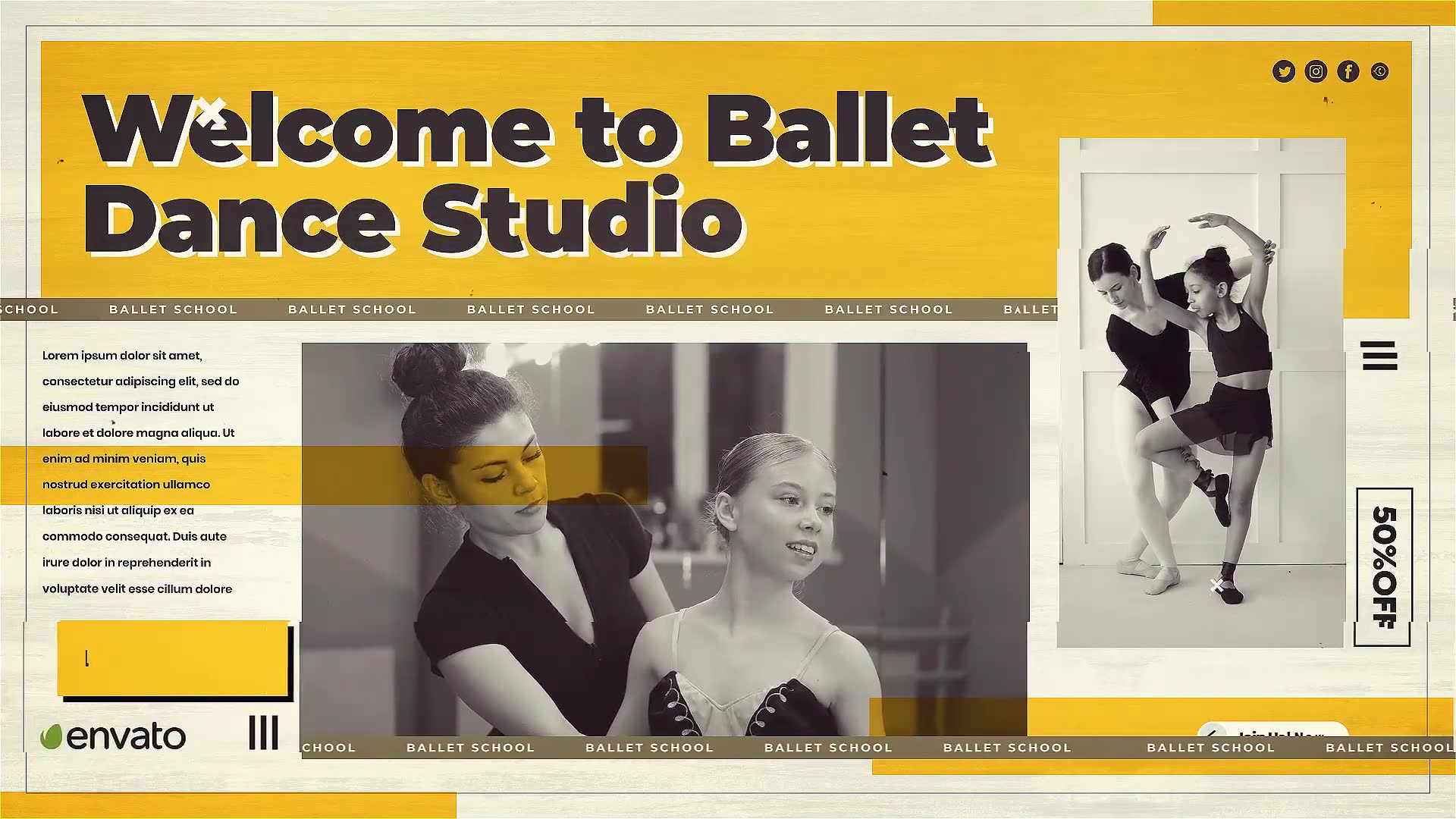 Ballet School and Dance Studio Videohive 38884421 After Effects Image 2