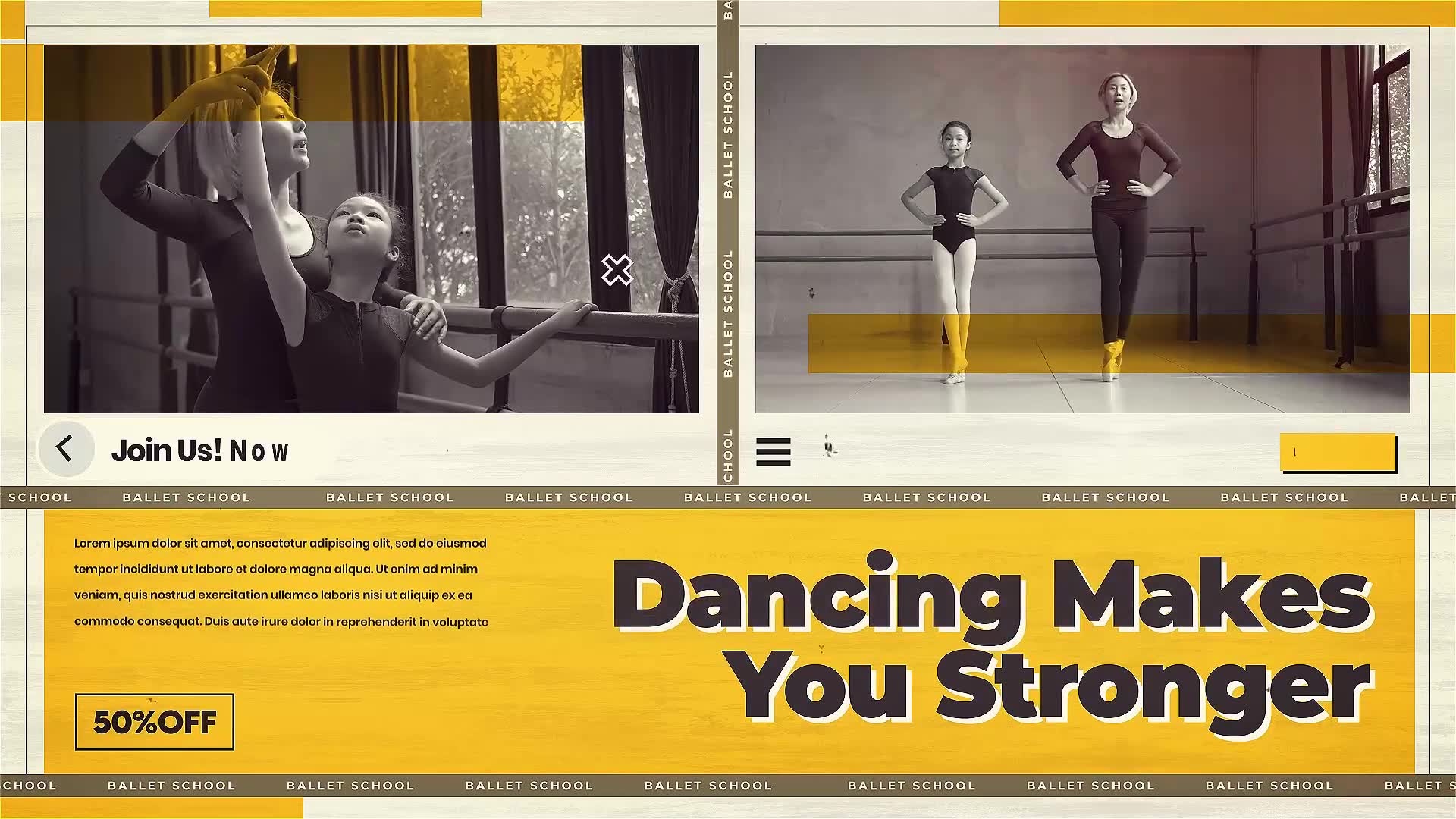 Ballet School and Dance Studio Videohive 38884421 After Effects Image 7