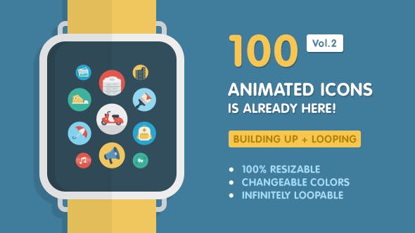 Ballicons Vol.2 — 100 Animated Icons - Videohive 9405372 Download