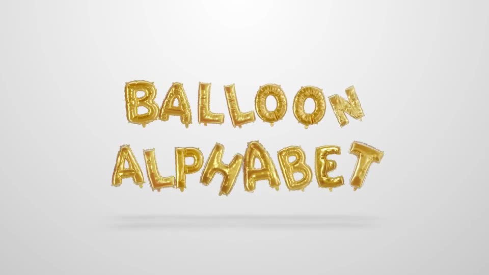 Ballons Alphabet Videohive 31906327 After Effects Image 1
