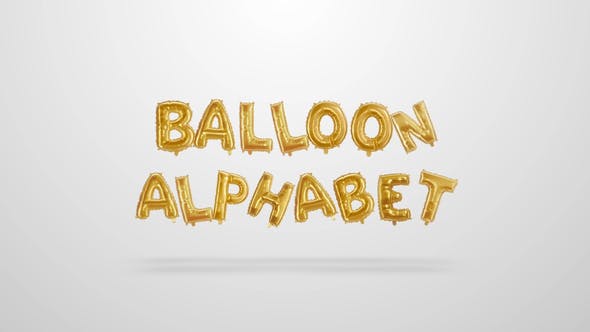 Ballons Alphabet - Download Videohive 31906327