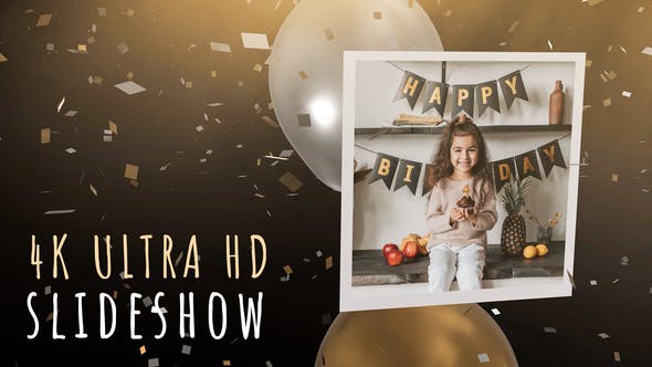 Balloons and Confetti Slideshow - Download Videohive 33585590