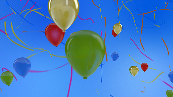 Balloons and Streamers - Download Videohive 8256714