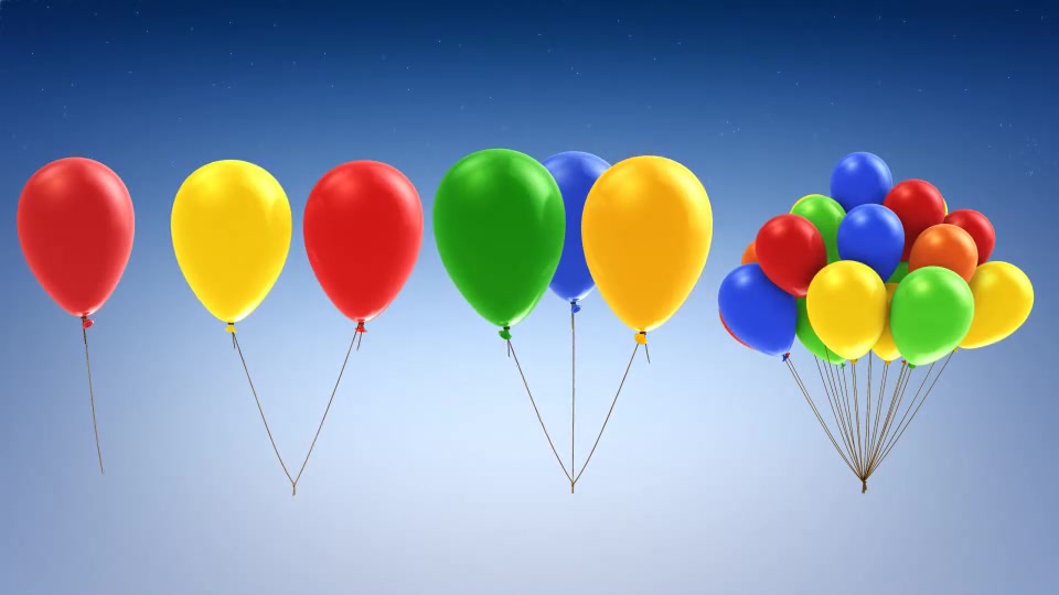 Balloons With Customizable Colors Videohive 8608290 After Effects Image 10