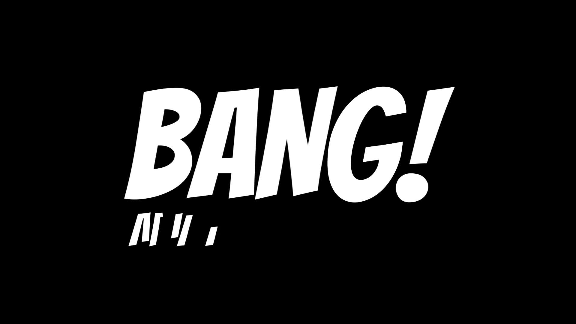 Bang! Animated Typeface for Premiere Videohive 33602960 Premiere Pro Image 1