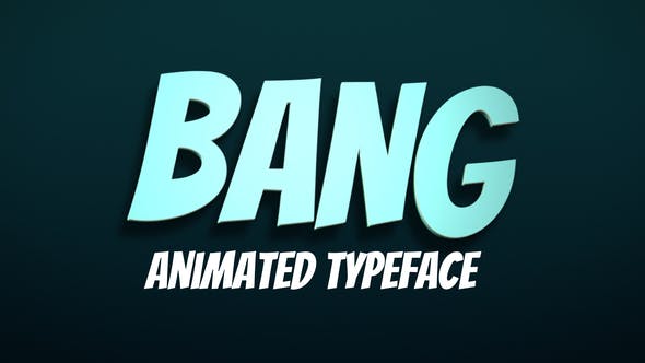Bang! Animated Typeface - Videohive 33592284 Download