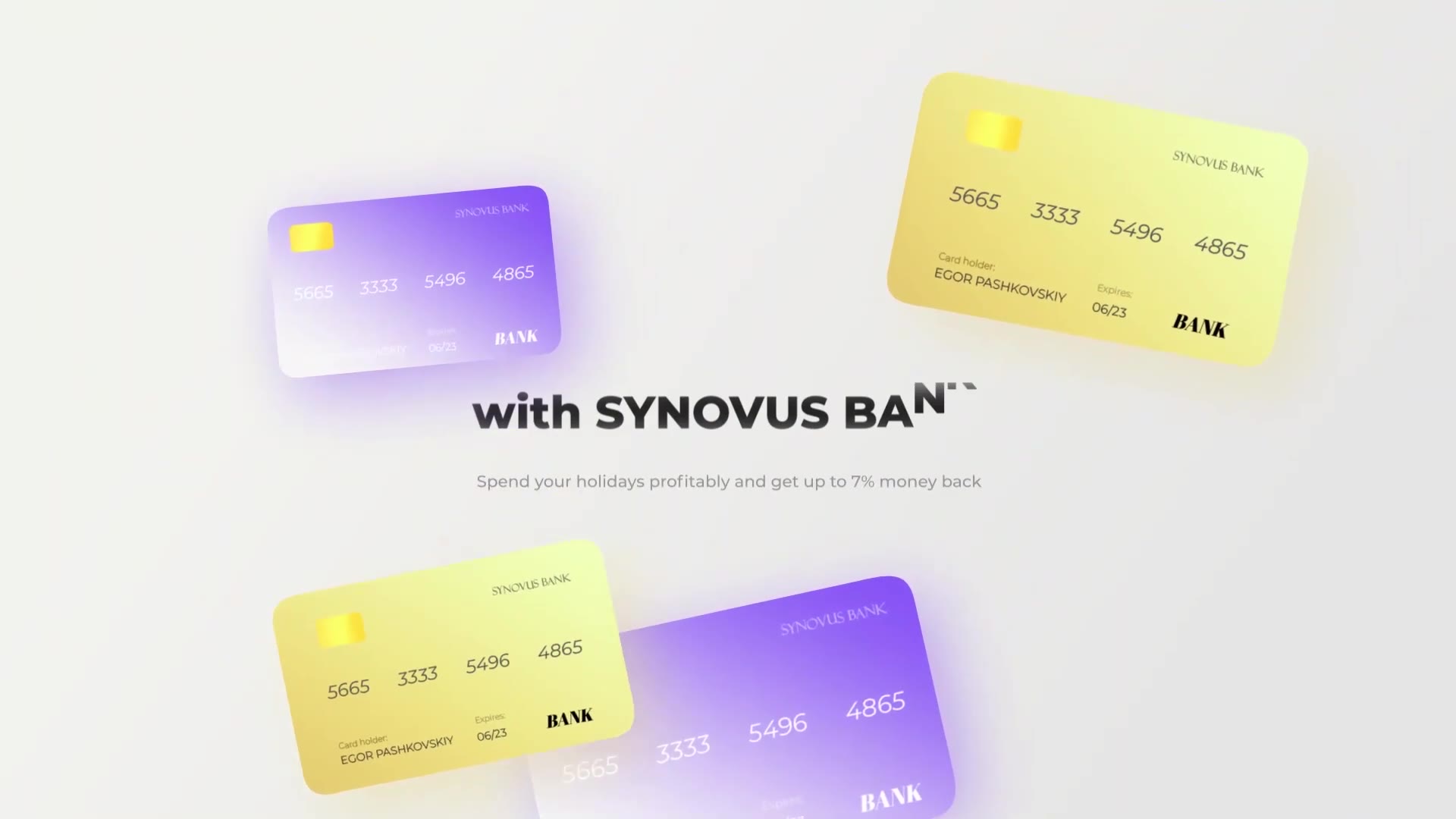 Bank card promo presentation Videohive 30746471 After Effects Image 2