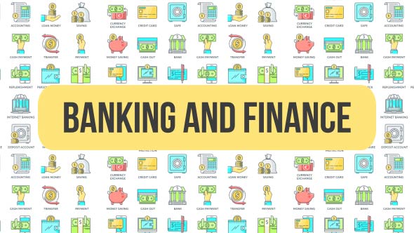 Banking And Finance Animated Icons - Download Videohive 20763046