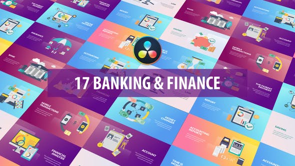 Banking and Finance Animation | DaVinci Resolve - Videohive 32458282 Download