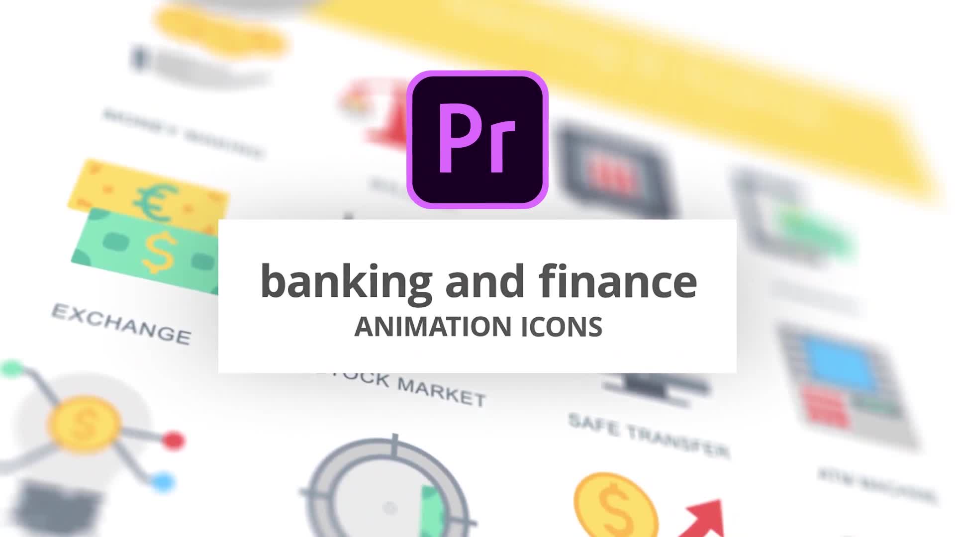 Banking and Finance Animation Icons (MOGRT) Videohive 26754809 Premiere Pro Image 1