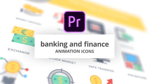 Banking and Finance Animation Icons (MOGRT) - 26754809 Videohive Download