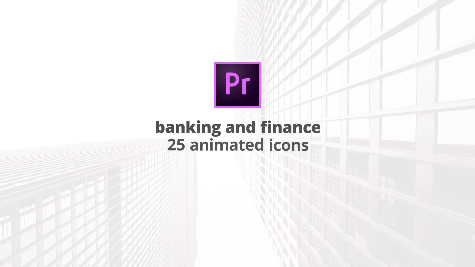 Banking And Finance – Flat Animation Icons (MOGRT) Videohive 23662288 Premiere Pro Image 1