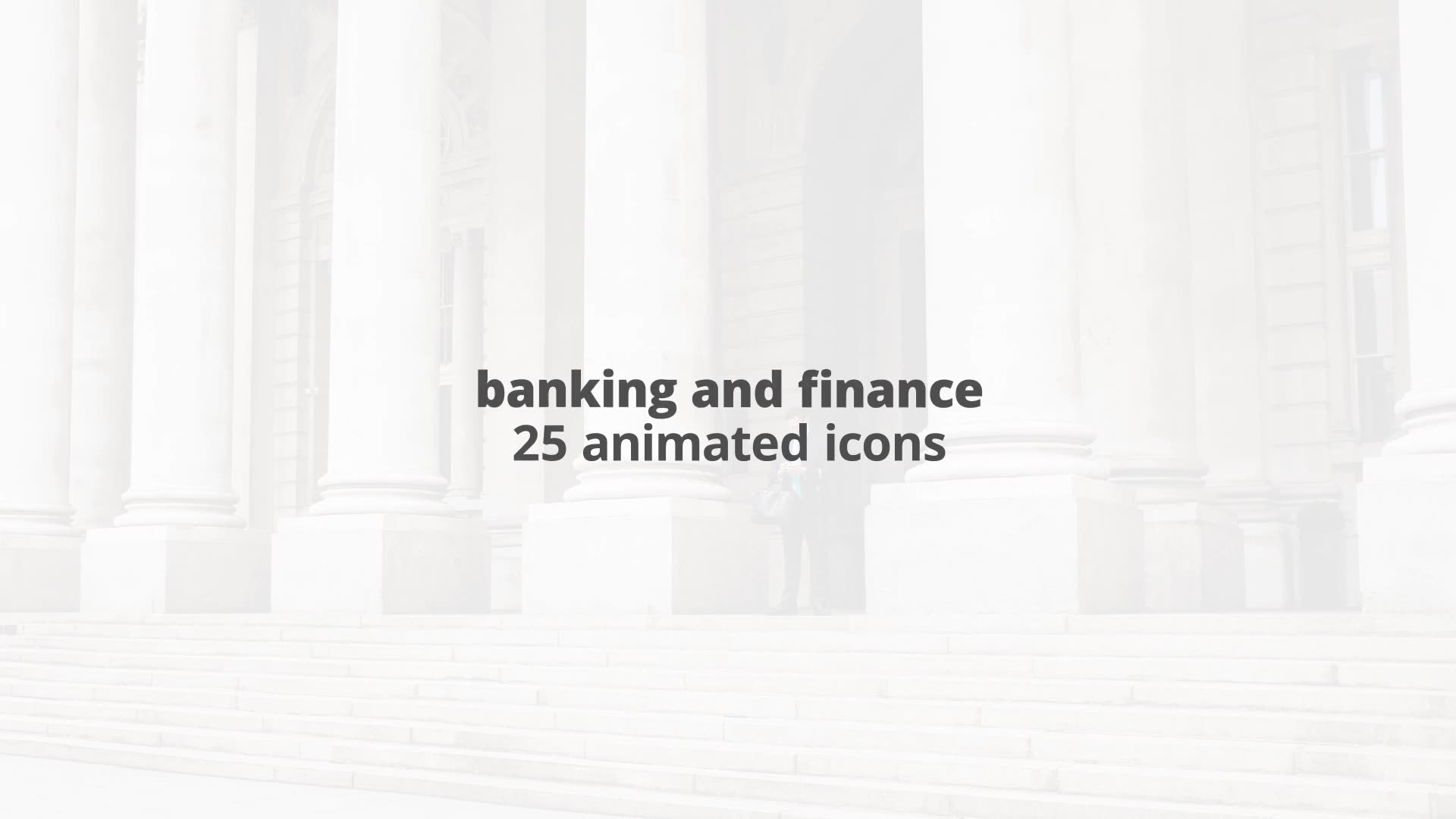Banking And Finance – Thin Line Icons Videohive 23595915 After Effects Image 2