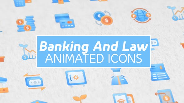 Banking and Law Modern Animated Icons - 25063035 Download Videohive